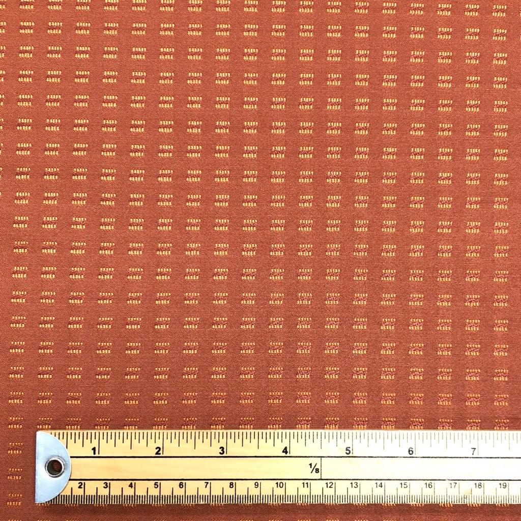 Textured Burnt Orange Upholstery Fabric - Pound Fabrics