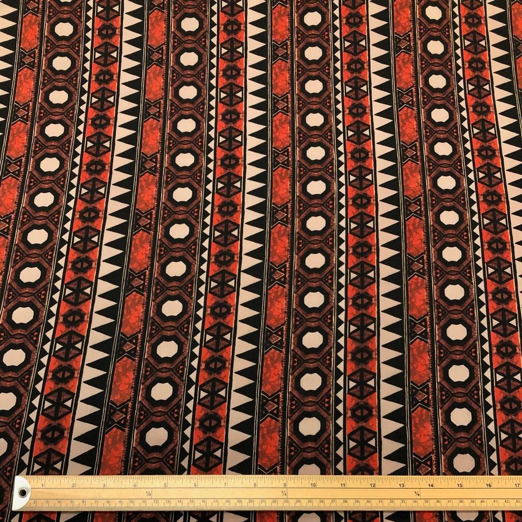 Shapes and Stripes Chiffon Fabric (6547066191895)