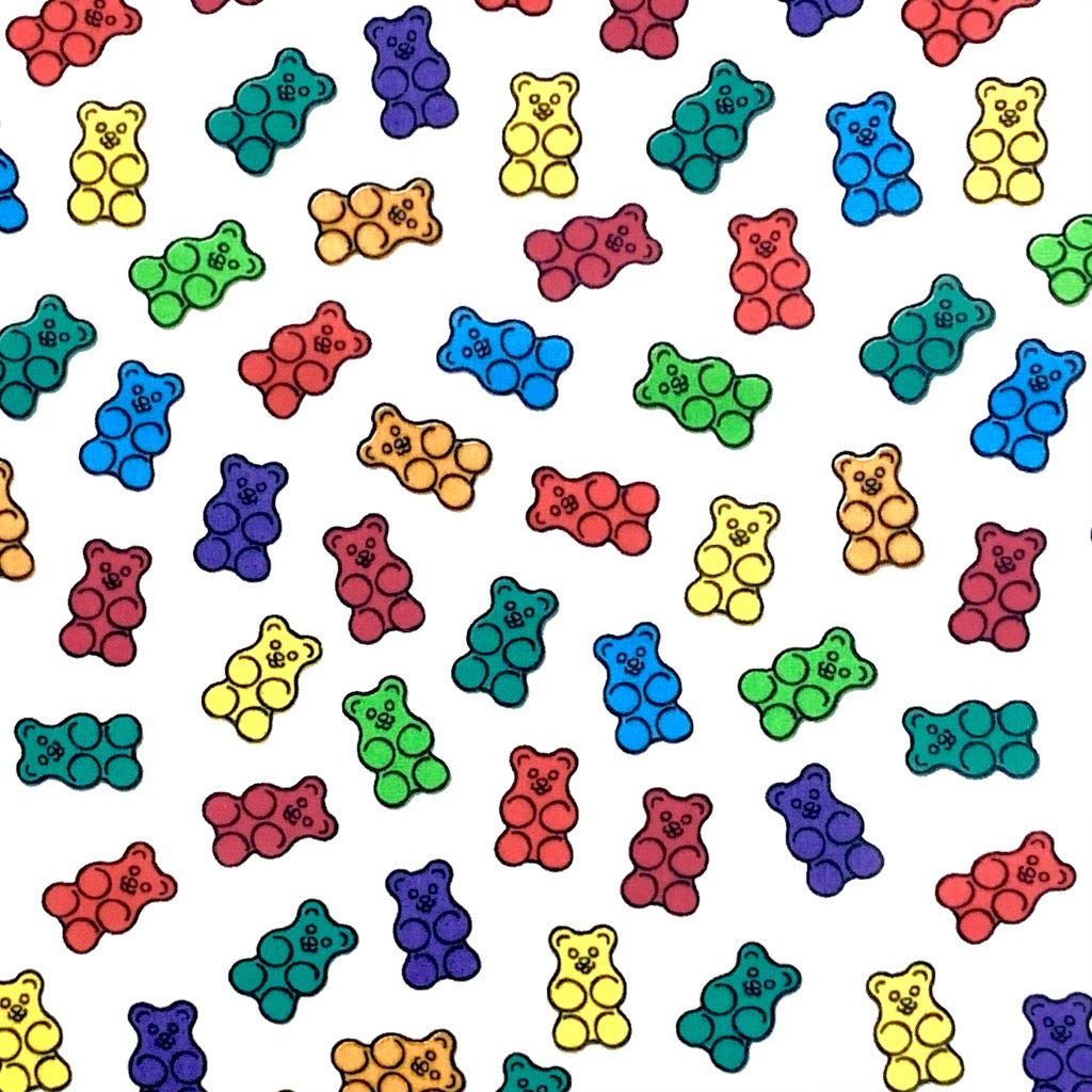 Gummy Bears Polycotton Fabric - Pound Fabrics