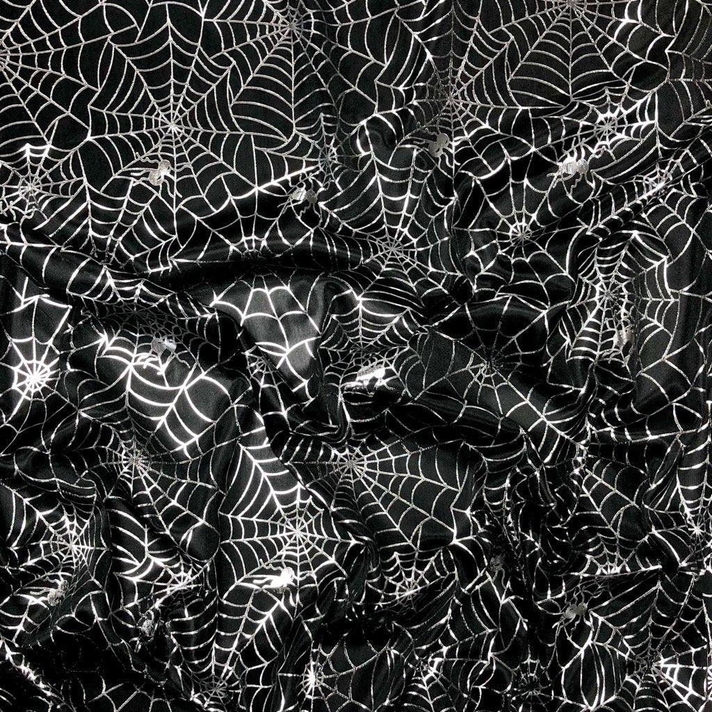 Spider Web Foil Fabric - Pound Fabrics