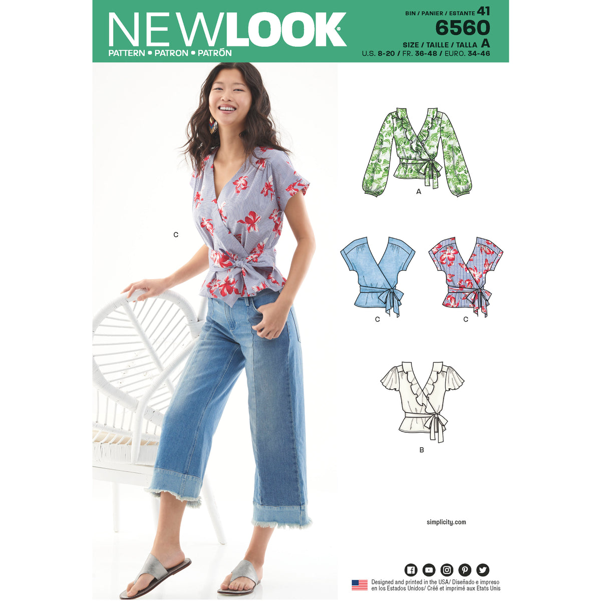 New Look Sewing Pattern 6560 - Pound Fabrics
