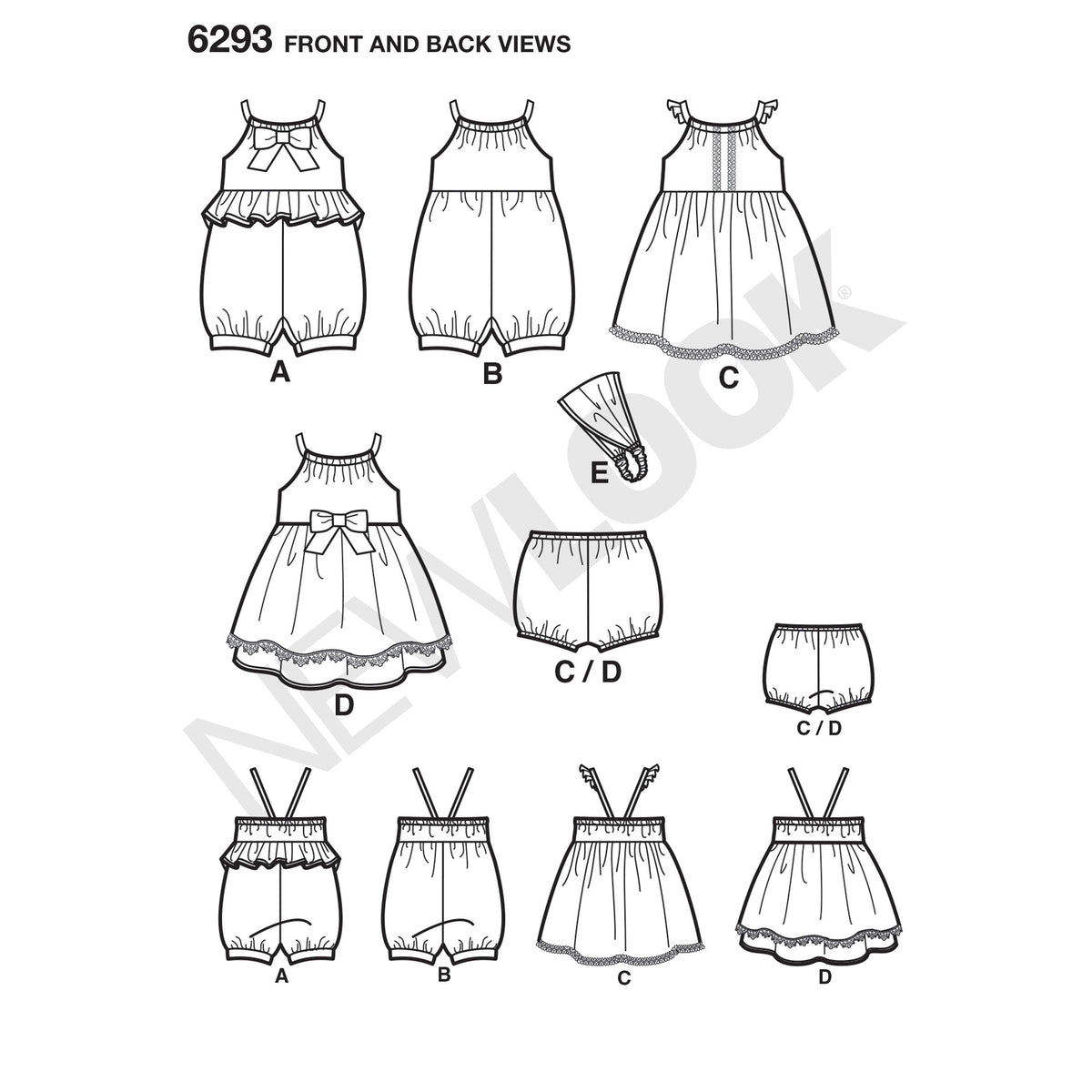 New Look Sewing Pattern 6293 - Pound Fabrics