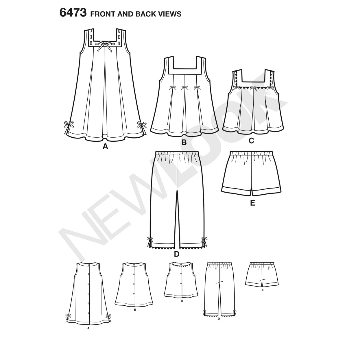 New Look Sewing Pattern 6473 - Pound Fabrics