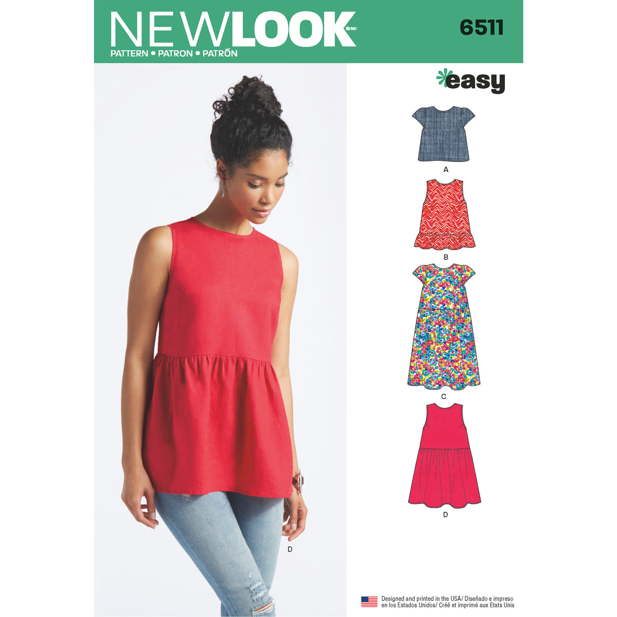 New Look Sewing Pattern 6511 - Pound Fabrics