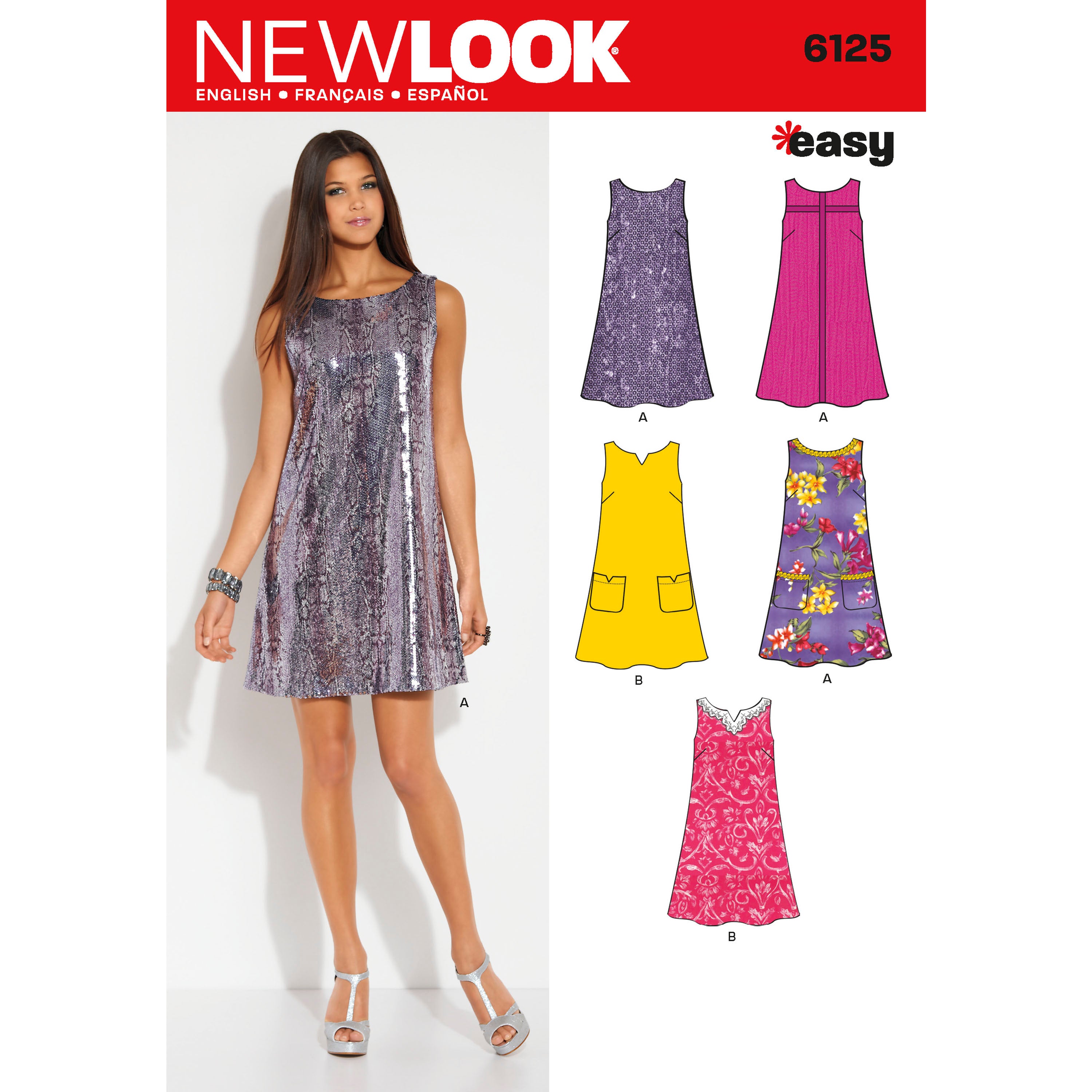 New Look Sewing Pattern 6469 Misses' Easy Knit Dress - Knitwit