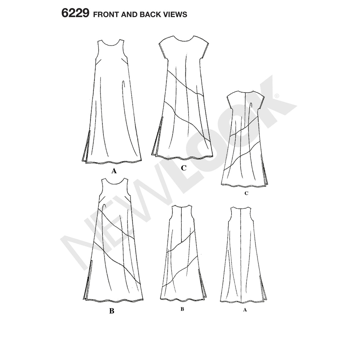 New Look Sewing Pattern 6229 - Pound Fabrics