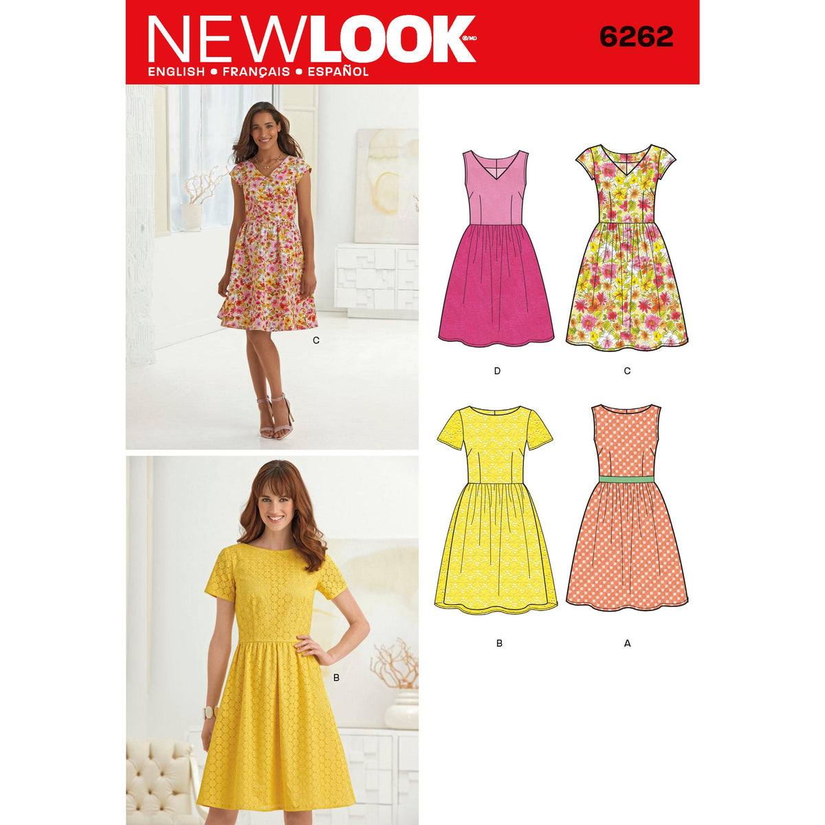 New Look Sewing Pattern 6262 - Pound Fabrics