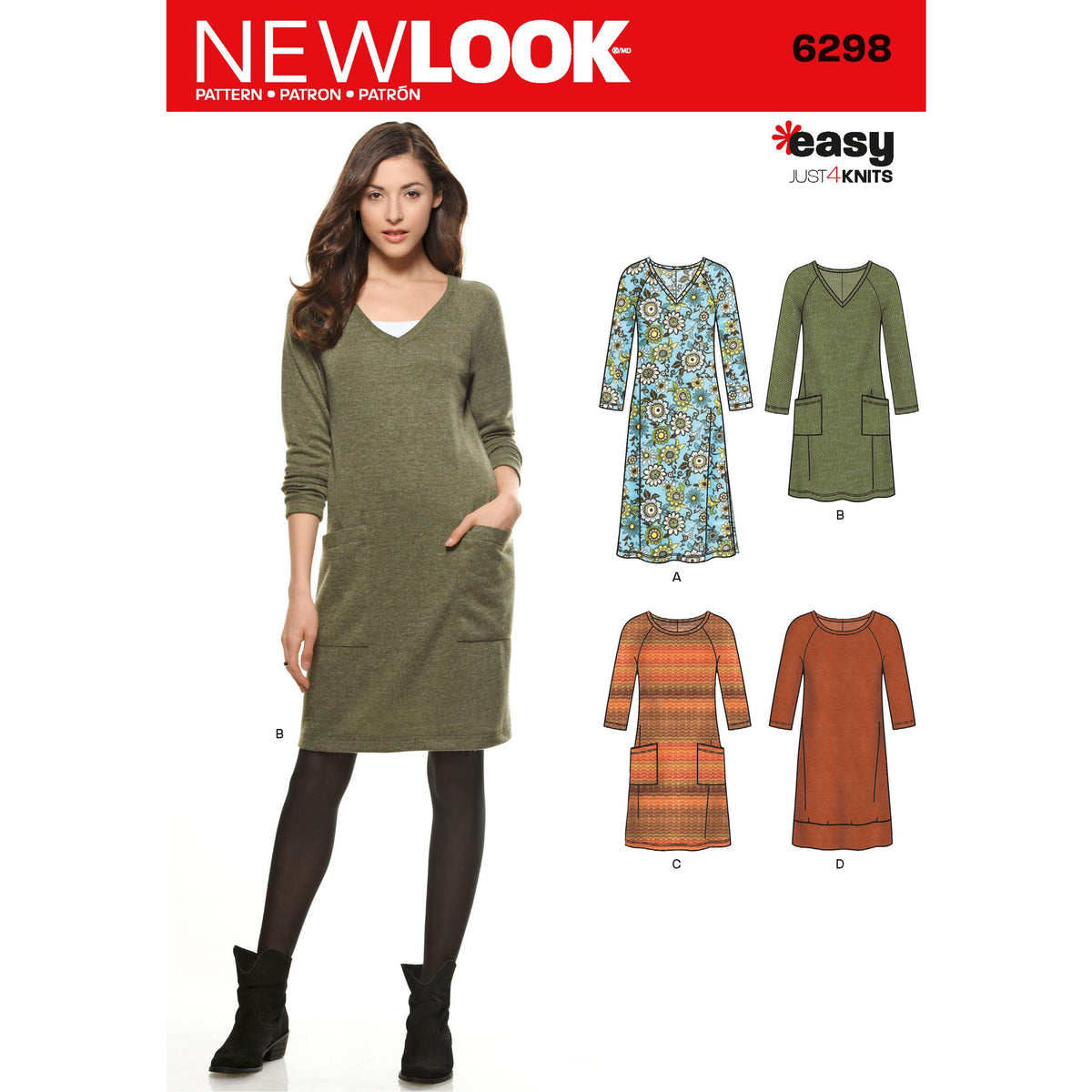 New Look Sewing Pattern 6298 - Pound Fabrics