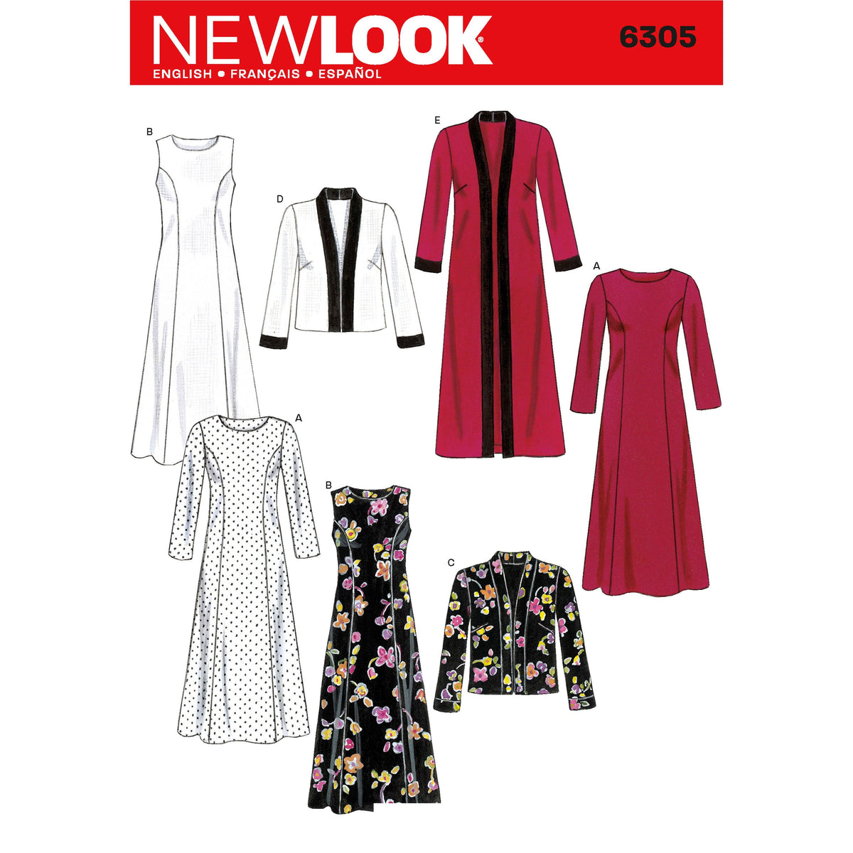 New Look Sewing Pattern 6305 - Pound Fabrics