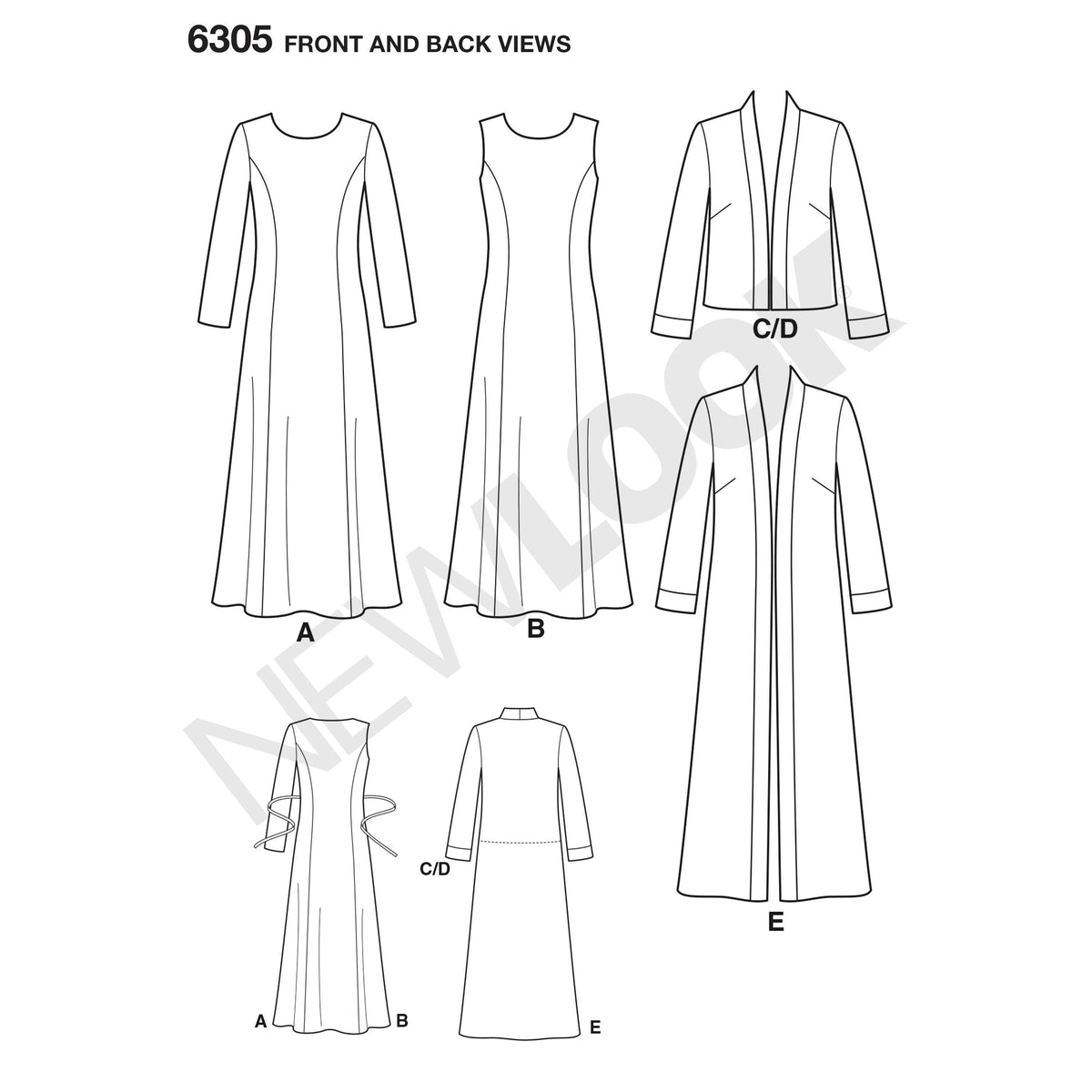 New Look Sewing Pattern 6305 - Pound Fabrics