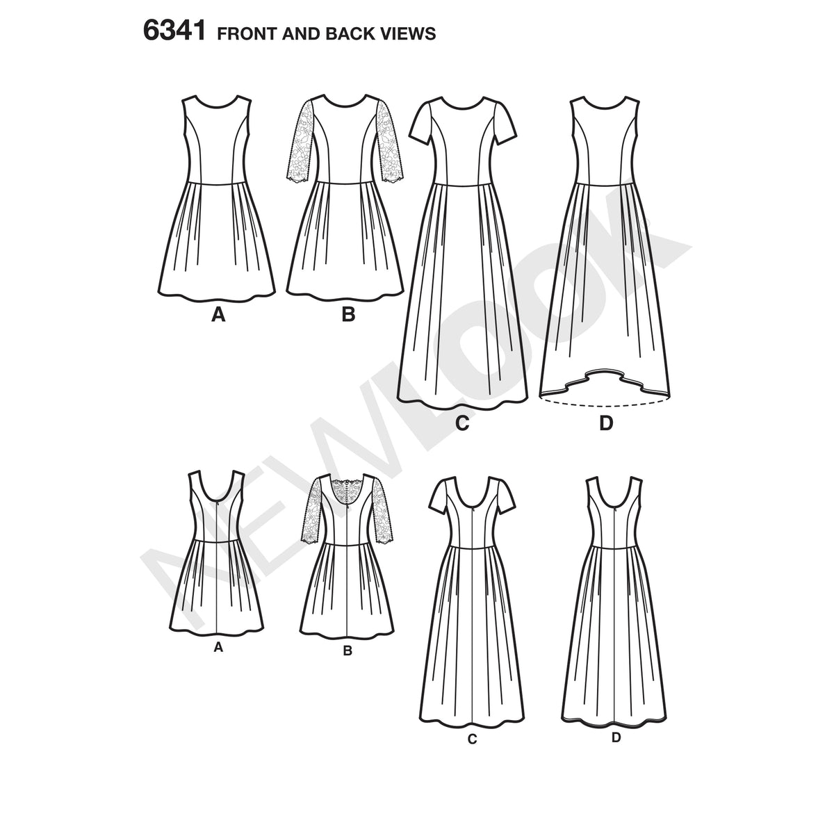 New Look Sewing Pattern 6341 - Pound Fabrics
