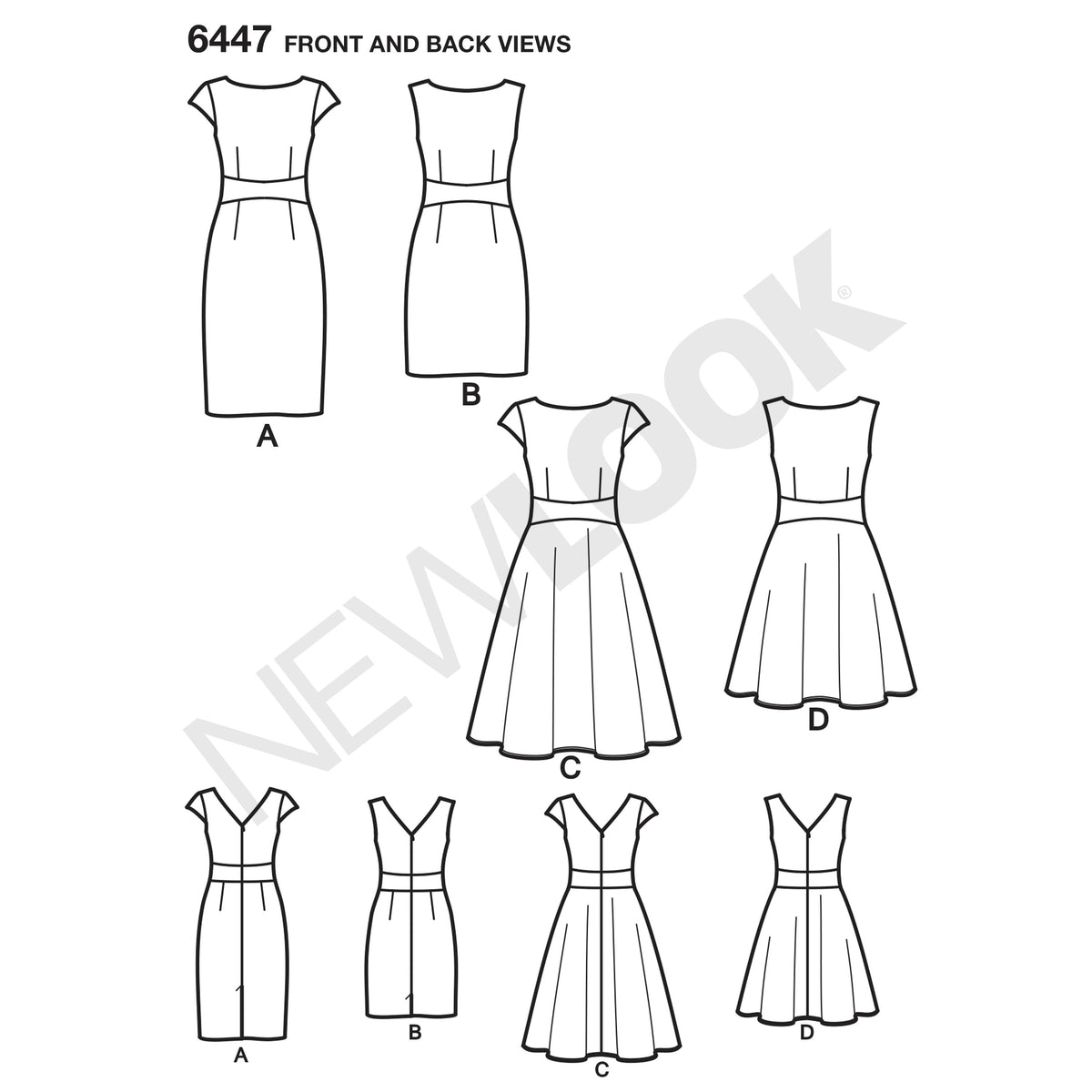 New Look Sewing Pattern 6447 - Pound Fabrics