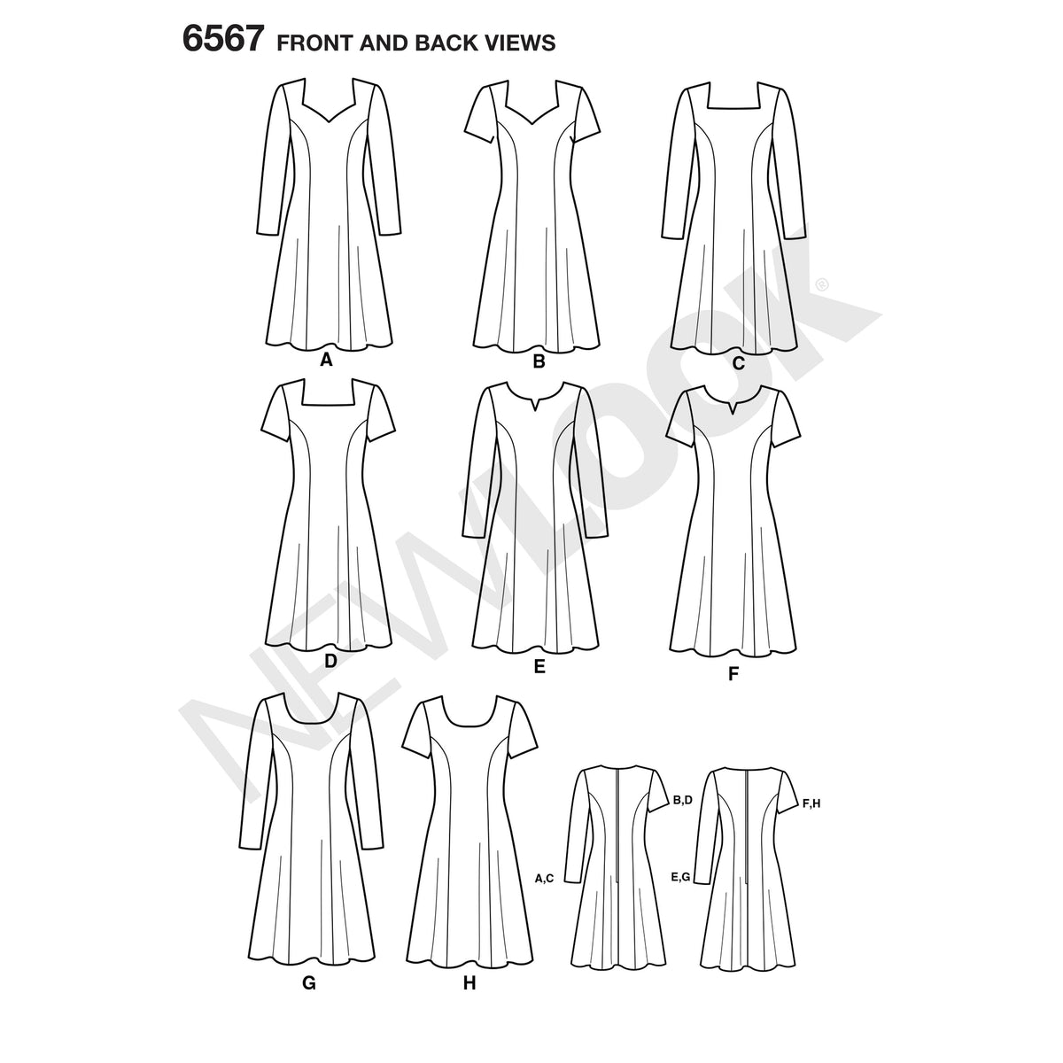 New Look Sewing Pattern 6567 - Pound Fabrics