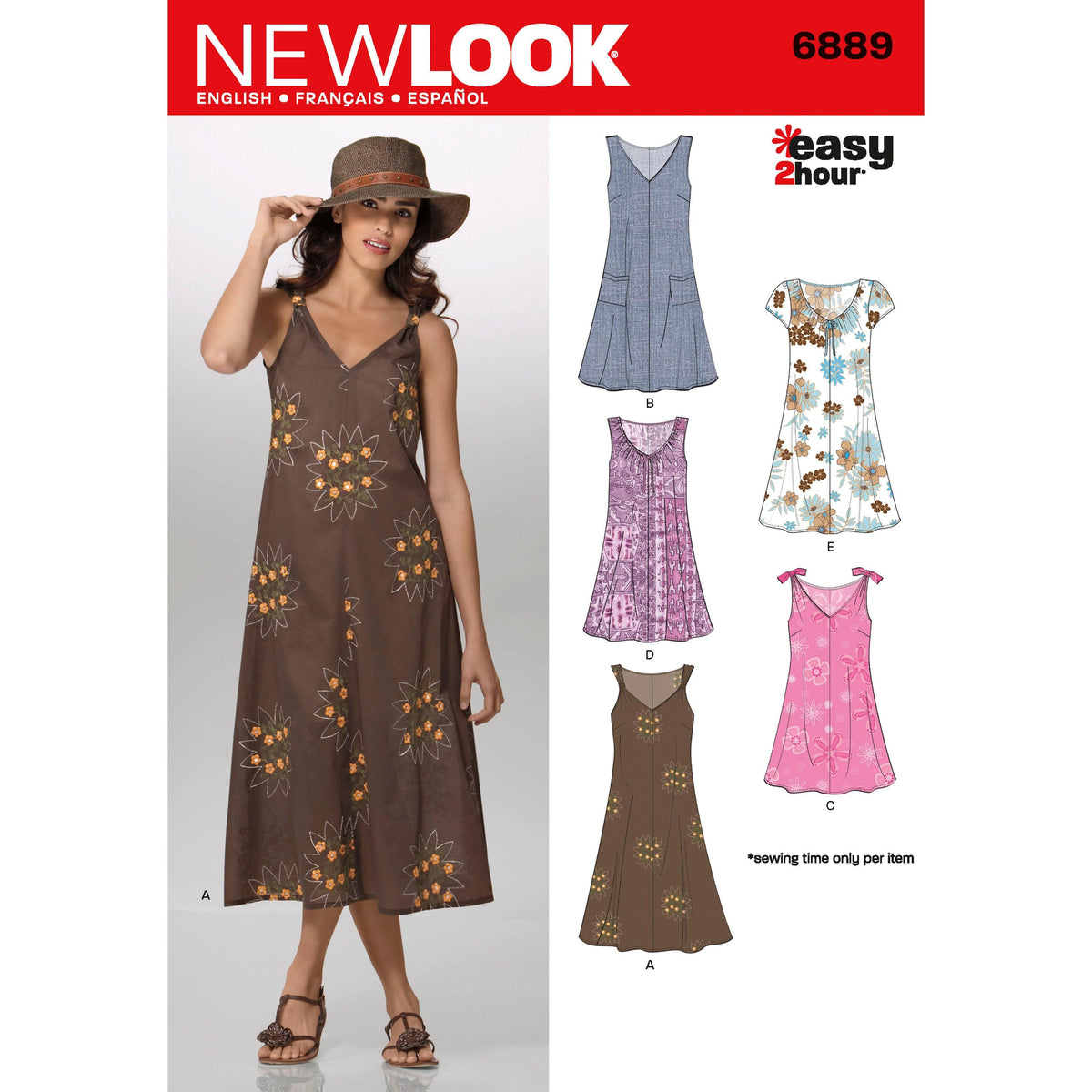 New Look Sewing Pattern 6889 - Pound Fabrics