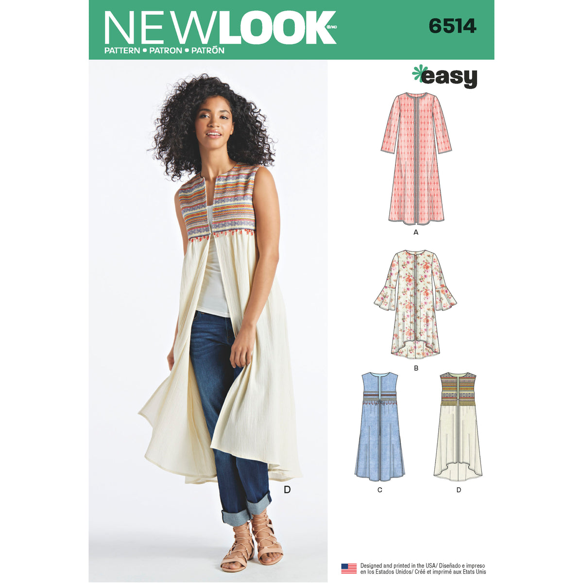 New Look Sewing Pattern 6514 - Pound Fabrics