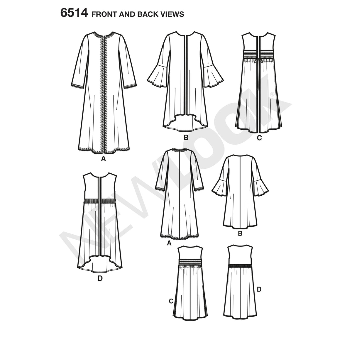 New Look Sewing Pattern 6514 - Pound Fabrics
