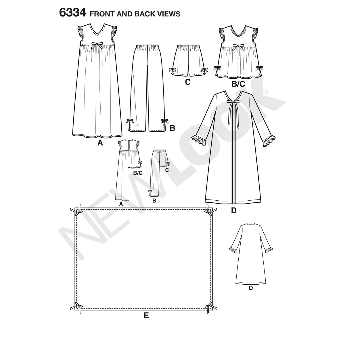 New Look Sewing Pattern 6334 - Pound Fabrics