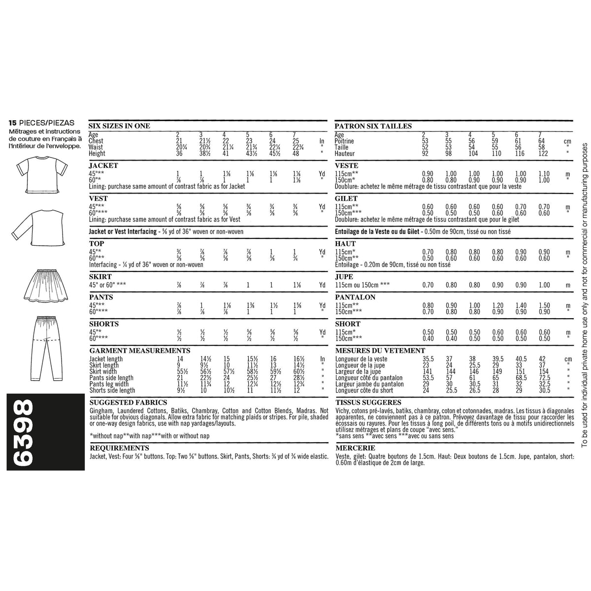 New Look Sewing Pattern 6398 - Pound Fabrics