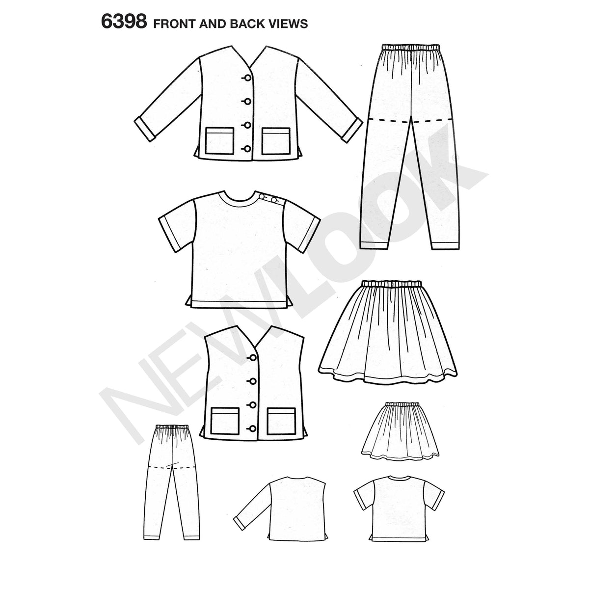New Look Sewing Pattern 6398 - Pound Fabrics