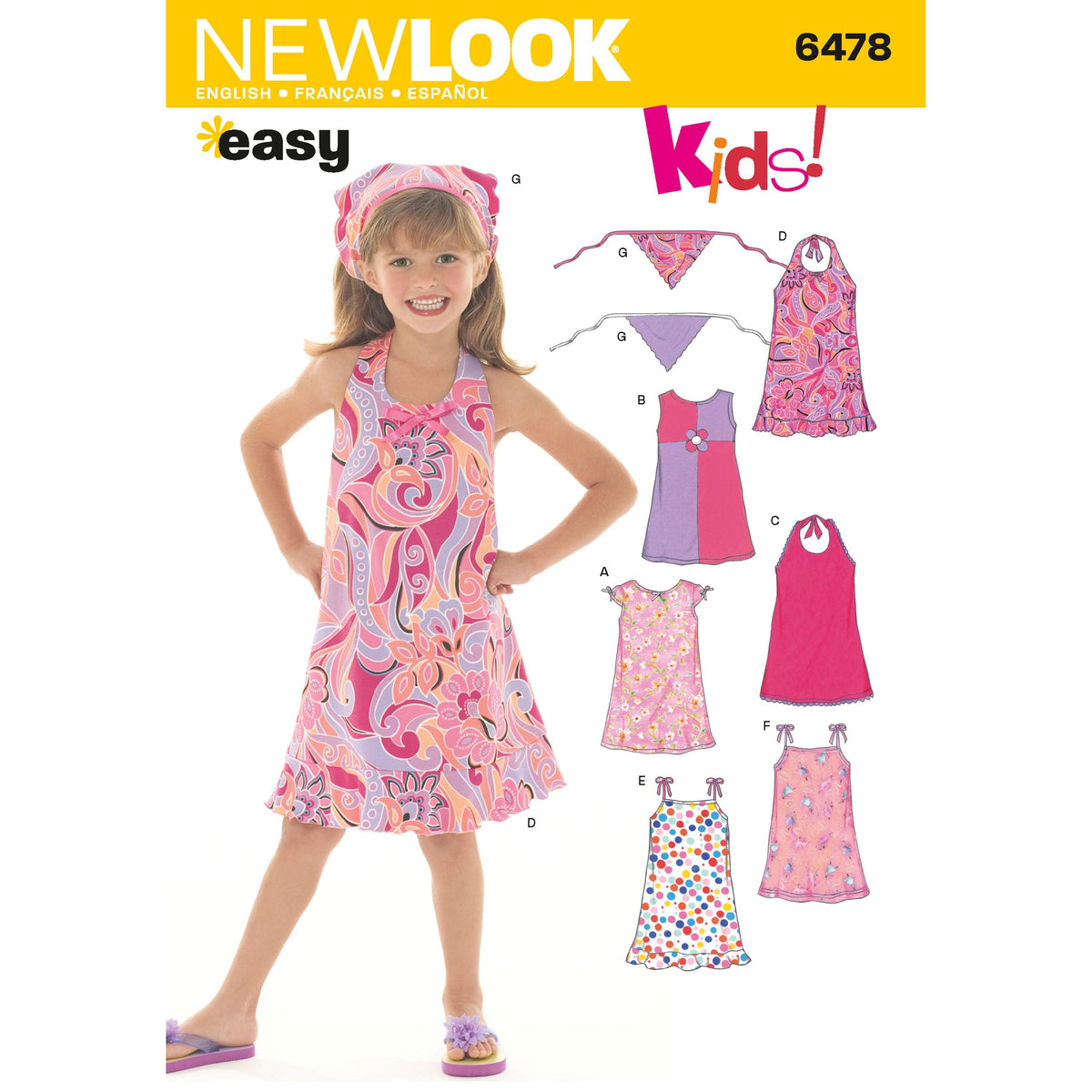 New Look Sewing Pattern 6478 - Pound Fabrics