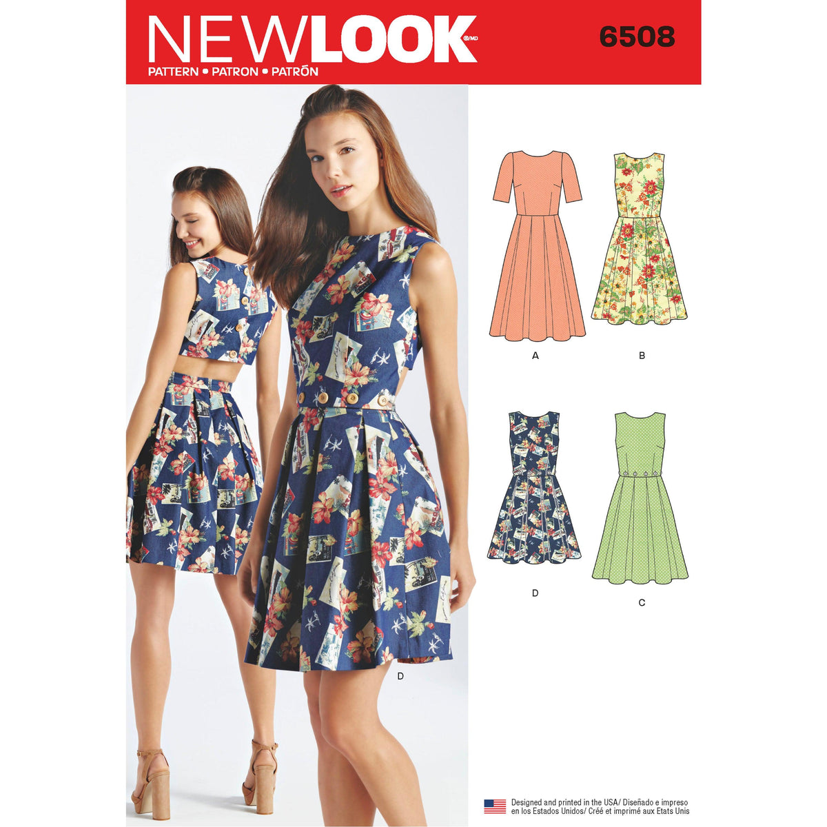 New Look Sewing Pattern 6508 - Pound Fabrics