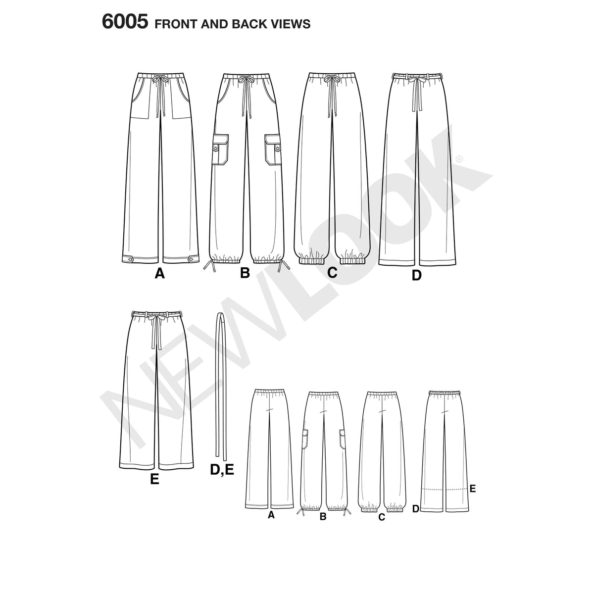 New Look Sewing Pattern 6005 - Pound Fabrics