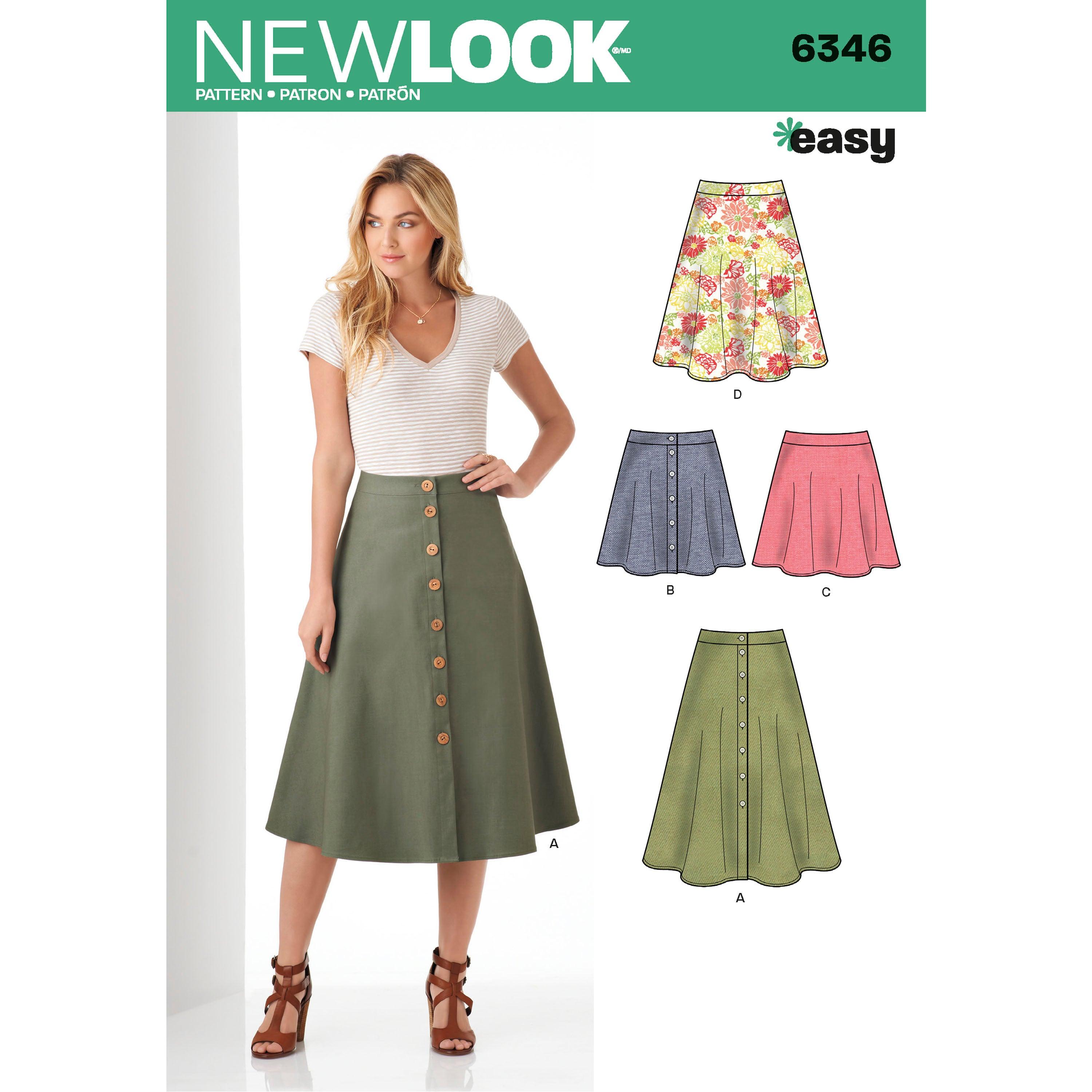 A line skirt outlet pattern uk