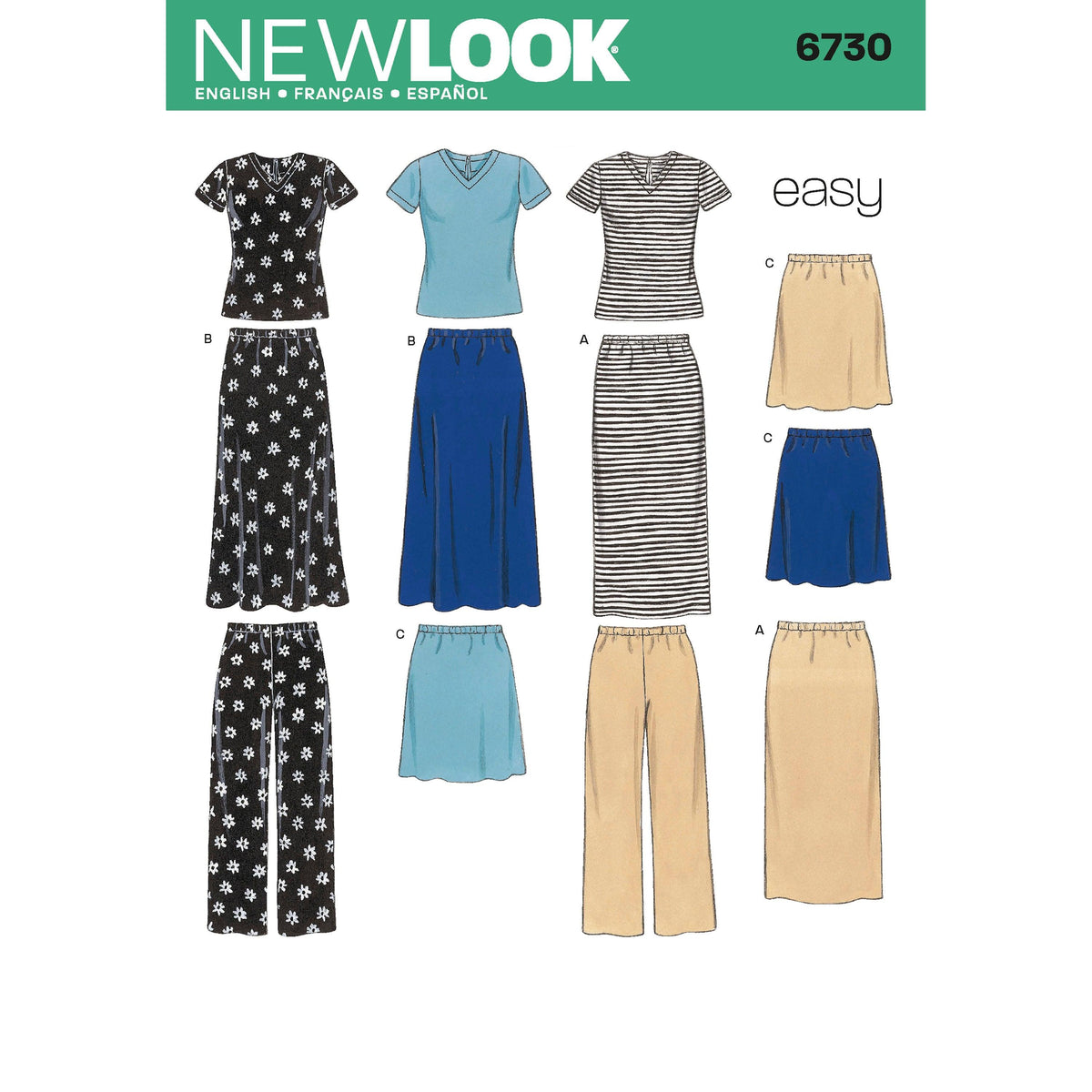 New Look Sewing Pattern 6730 - Pound Fabrics