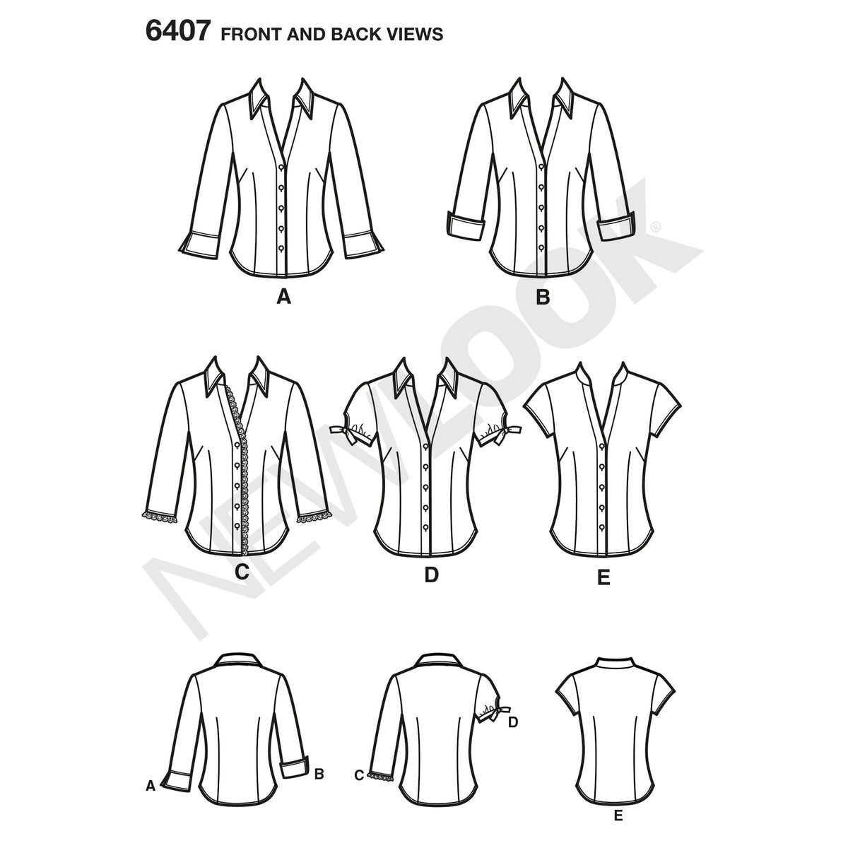 New Look Sewing Pattern 6407 - Pound Fabrics
