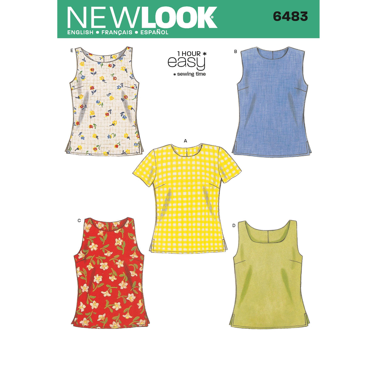 New Look Sewing Pattern 6483 - Pound Fabrics