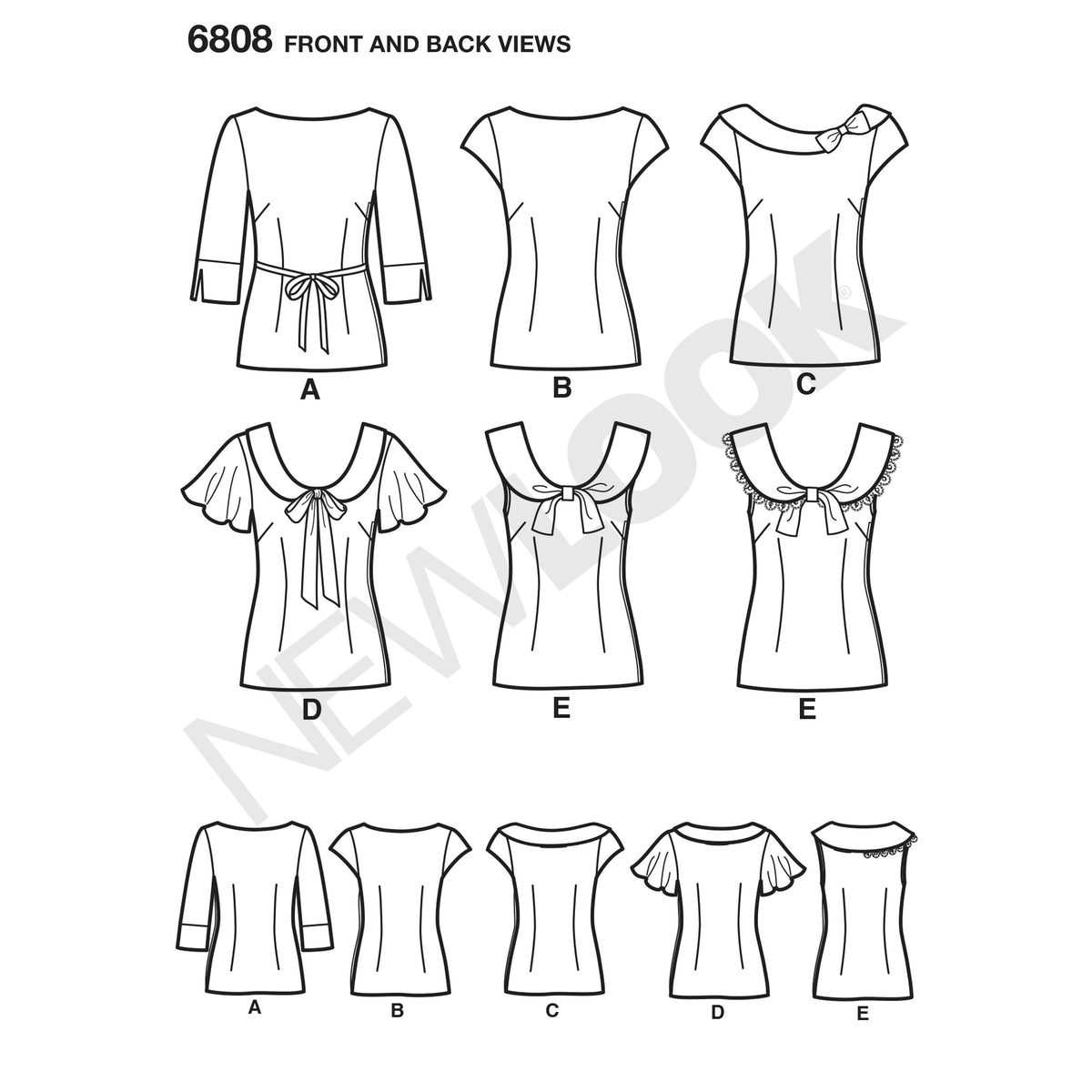 New Look Sewing Pattern 6808 - Pound Fabrics