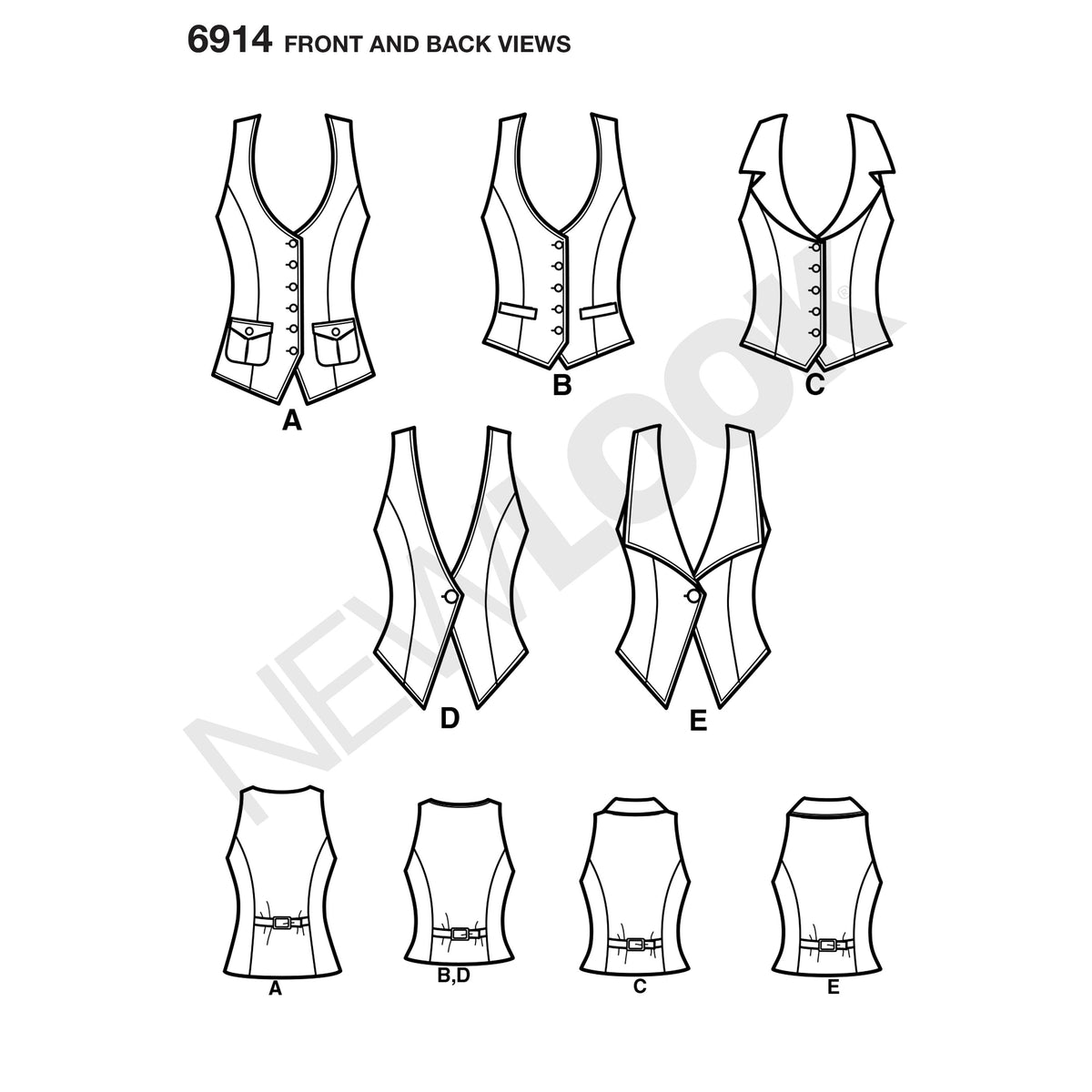 New Look Sewing Pattern 6914 - Pound Fabrics